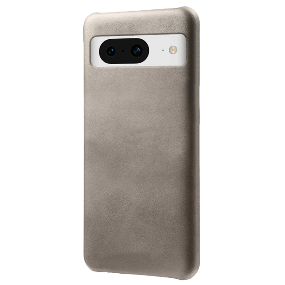 For Google Pixel 8 Phone Case Calf Texture PU Leather Coated PC Back Cover For Google Pixel 8 Phone Case Calf Texture PU Leather Coated PC Back Cover